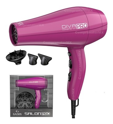 Secador de cabello  Salon Pro Diva 4D Therapy rosa