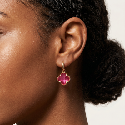 Blossom Clover Drop Earrings