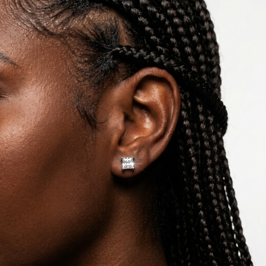 Gemma Diamond Stud Earrings