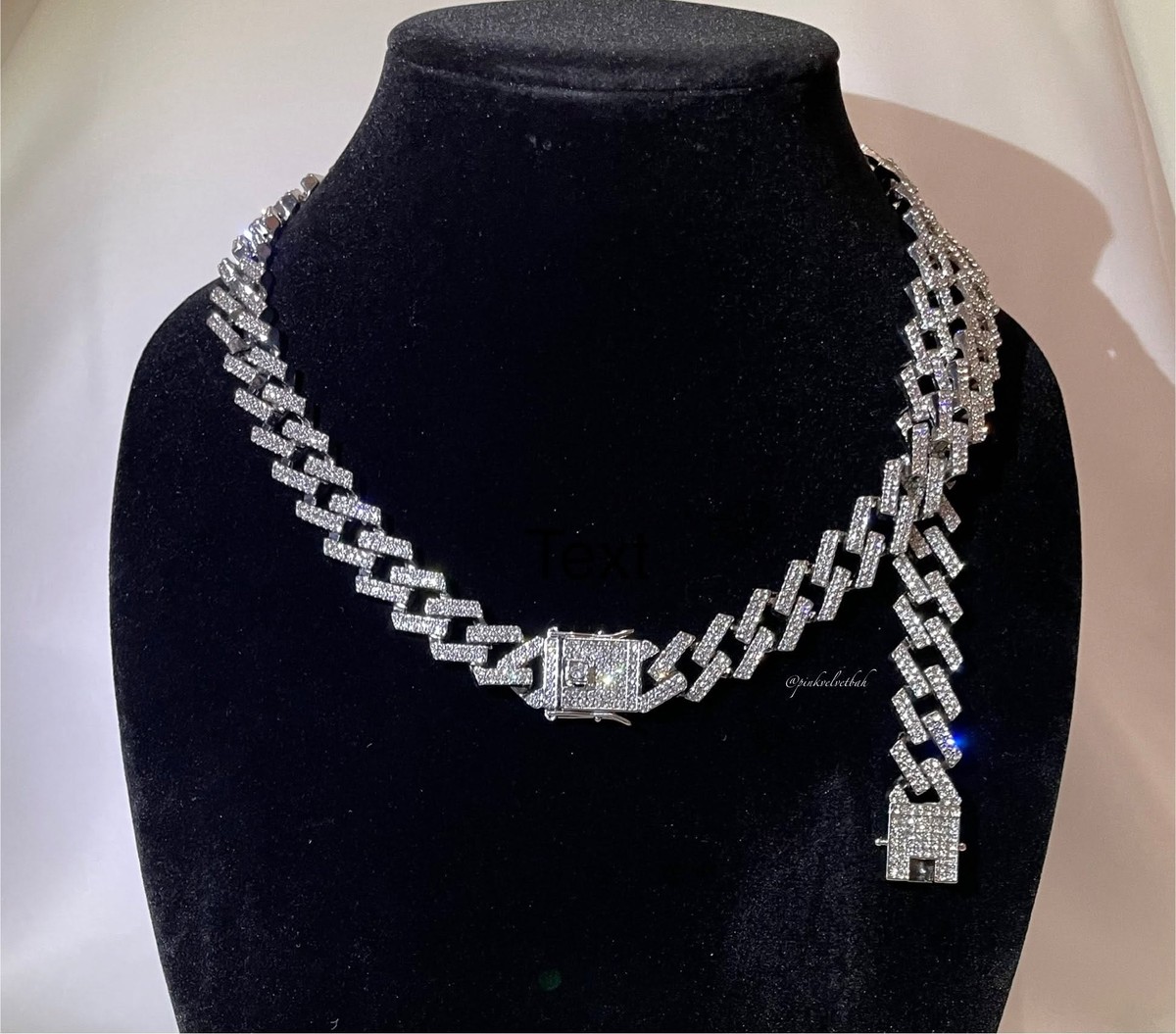 Icy Clip Cuban Link Necklace & Bracelet Set - Silver
