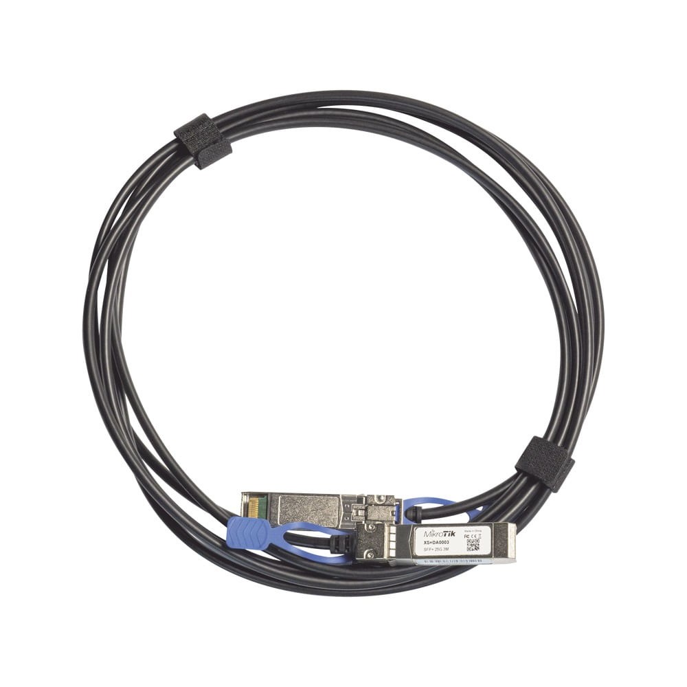 Cable de Conexion Directa 3 Metros SFP/SFP+/SFP28 1G/10G/25G Marca Mikrotik