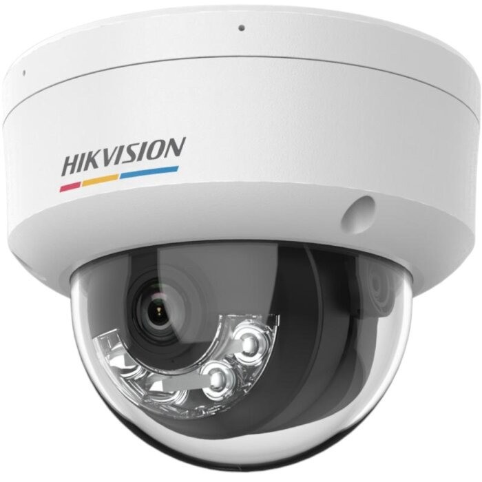 Cámara IP, minidomo 6MP ColorVu Smart Hybrid, con micrófono, IP67 IK08,