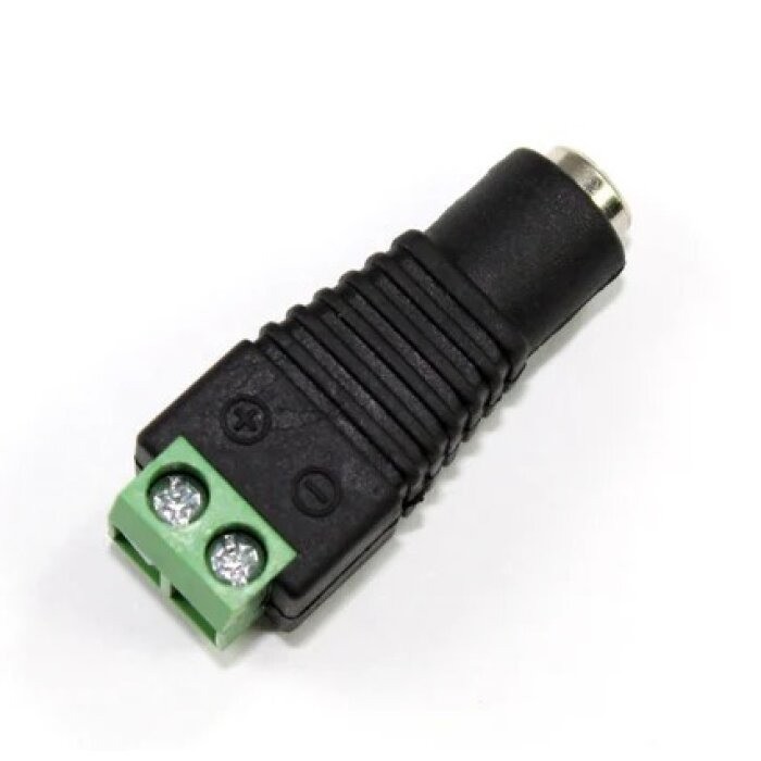 Conector Hembra 12V DC - Tornillo, Iflux