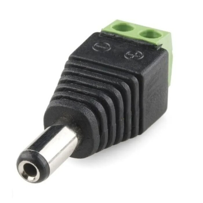 Conector Macho 12V DC - Tornillo, Marca Iflux