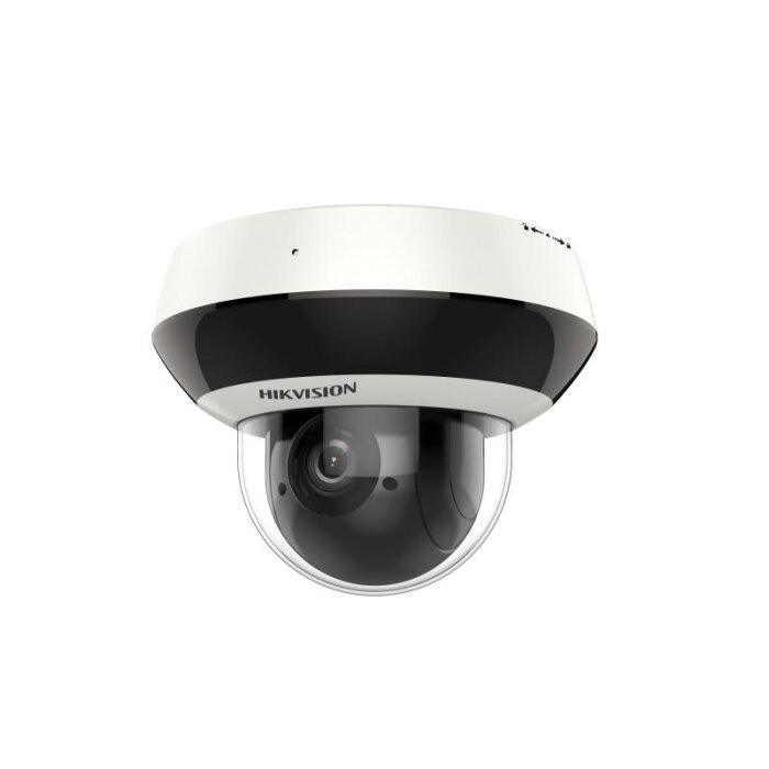 PTZ IP, 4MP, DarkFighter, WDR 120dB, zoom óptico 4x, IR 20m, Ip66, IK10. Marca HIKVISION