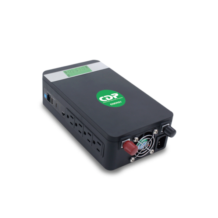 Ups / Inversor / Cargador Marca CDP de corriente portátil de 12 VDC a 120 VCA 700VA/500W