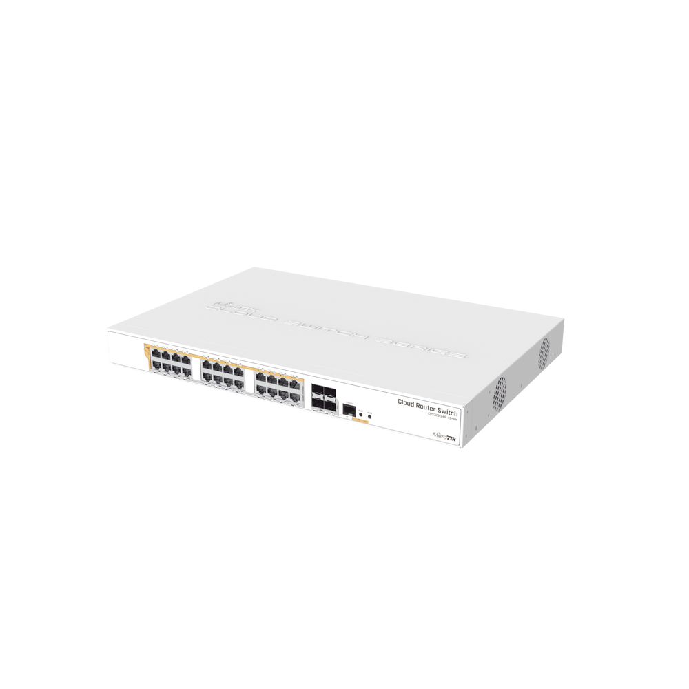 Cloud Router Switch de 24 puertos Gigabit Ethernet y 4 SFP+ 10Gbps,