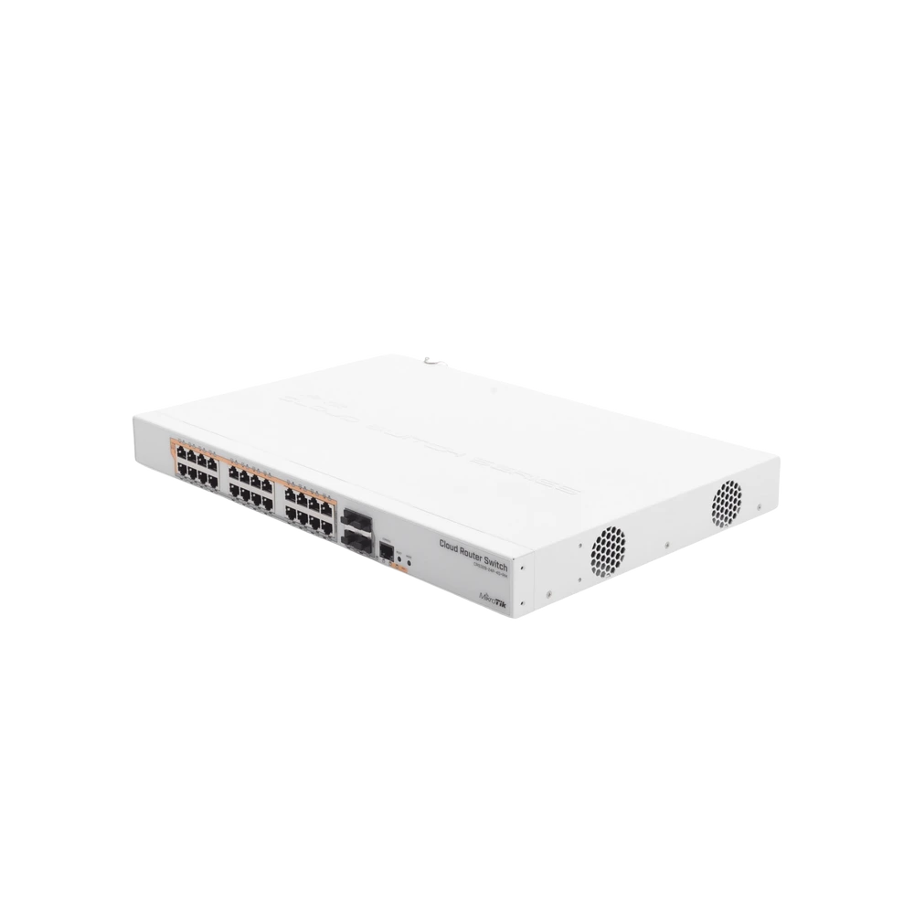Cloud Router Switch de 24 puertos Gigabit Ethernet y 4 SFP+ 10Gbps,