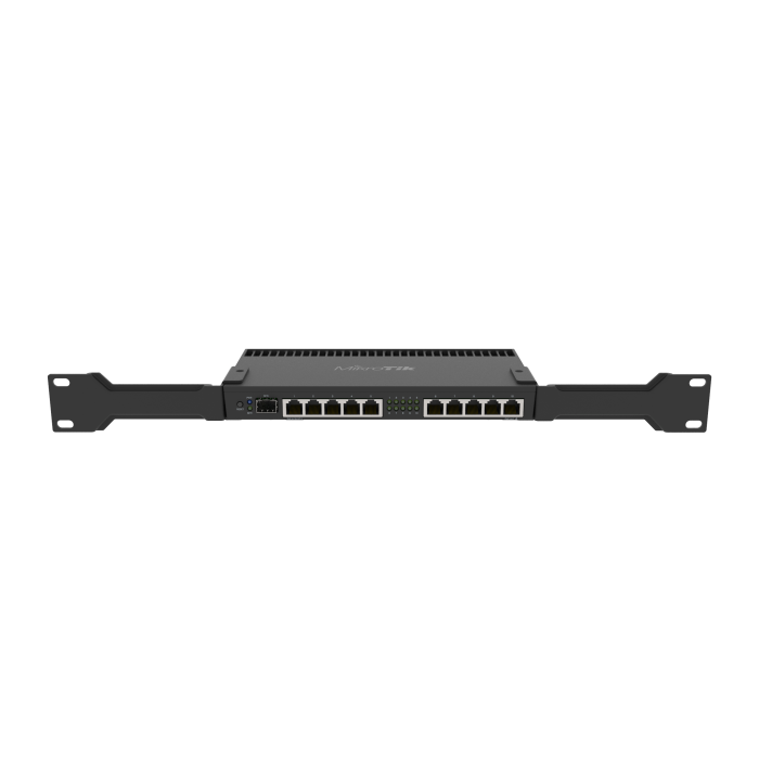 RouterBOARD 4011iGS+ with 1U rackmount case (RouterOS L5). Mikrotik