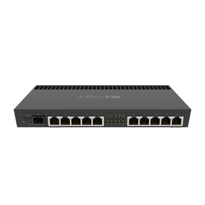 RouterBOARD 4011iGS+ with 1U rackmount case (RouterOS L5). Mikrotik