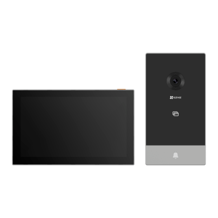 Video portero domestico inteligente, Touch screen 7", impremeable con cubierta protectora