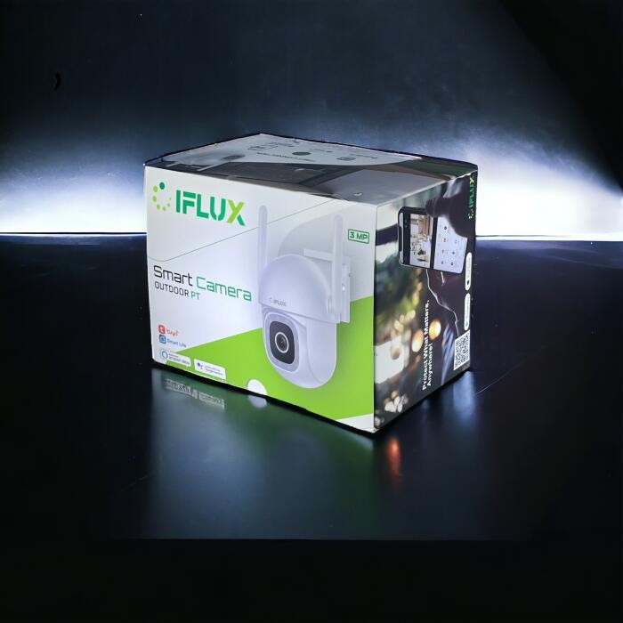 Cámara Smart IFLUX PT para exterior 3MP Tuya compatible,