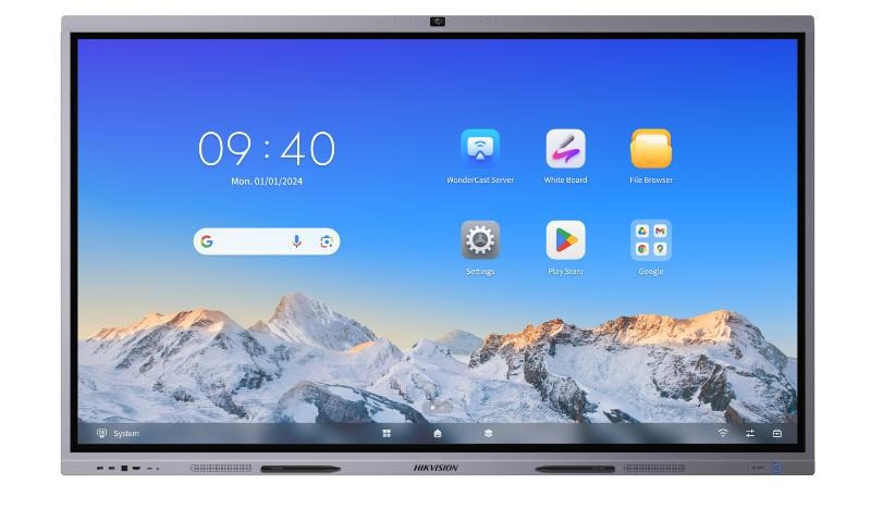 Pantalla interactiva 4K de 65 pulgadas Hikvision