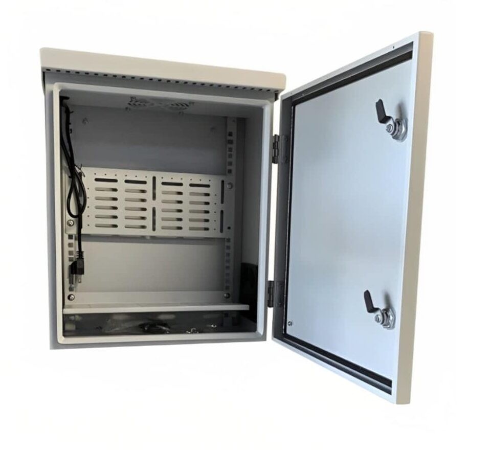Gabinete Exterior CCTV Aluminio 500H 400W 200D