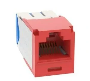 Jack Pan-Net TG MINICOM CAT6A Rojo