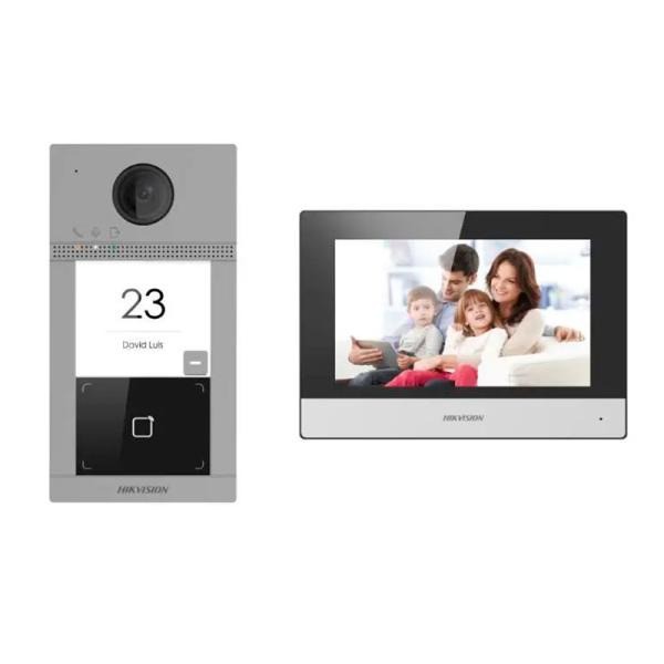 Kit videoportero control de acceso IP DS-KIS604-P C-O-STD