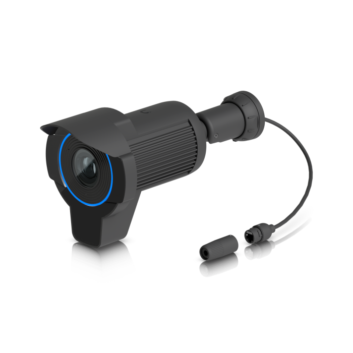 Cámara 4K especializada con zoom óptico 3x y visión nocturna infrarroja de largo alcance optimizada para reconocer matrículas en vehículos que circulan has