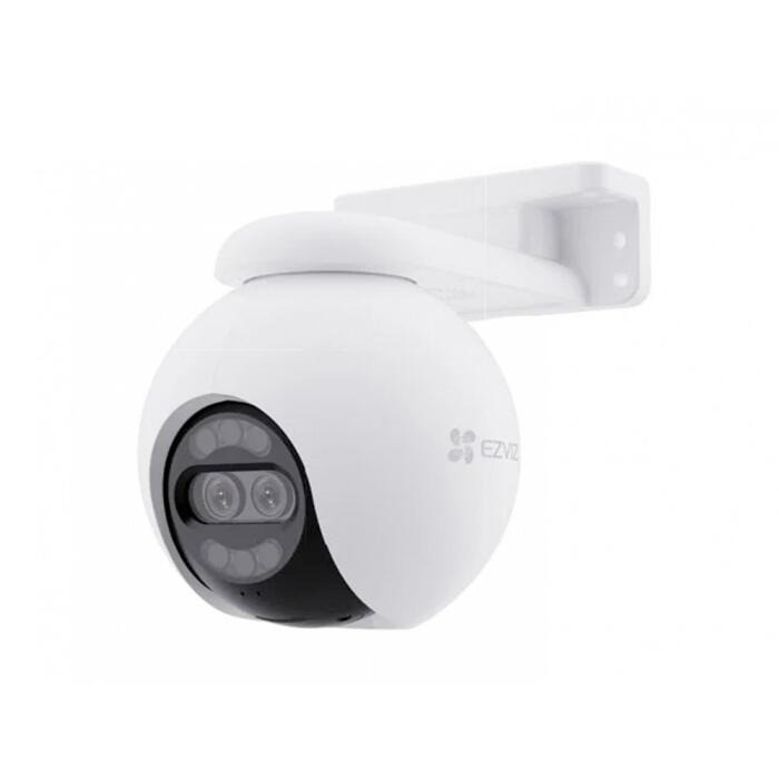 Camara Wifi, doble lente, 4K, Visión nocturna a color, F1.0 Apertura grande, Vista panorámica de 360°, Detección humanas y de vehículos, Seguimiento de zoo