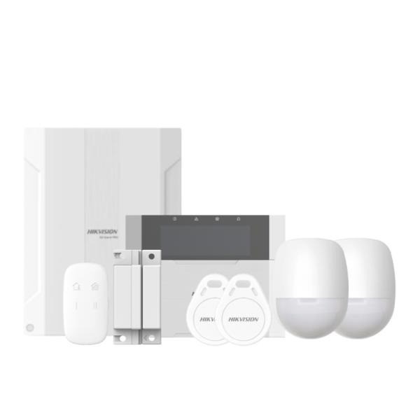 KIT DE ALARMA CABLEADA HIKVISION DS-PHA64-KIT-WB