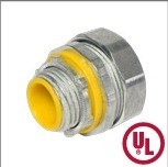 CONECTOR RECTO TEKLINK-T 1 PULGADA PARA TUBO  FLEXIBLE BIEX AISLADO AMARILLO UL HERMETICO SLT-100I