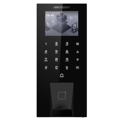 CONTROL DE ACCESO HIKVISION (O-STD) (E) TECLADO TÁCTIL CON HUELLA WI-FI / BLUETOOTH / ETHERNET