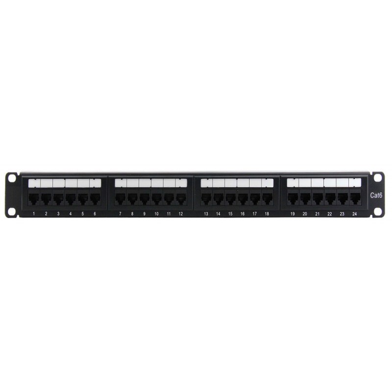 Patch Panel de 24 Puertos CAT 6