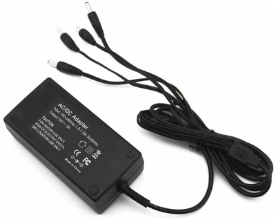 Transformador 12V DC - 5Amp con una salida macho (LA). Iflux