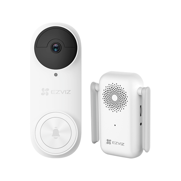 Kit de videoportero alimentado por baterías. Marca Ezviz