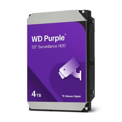 Disco Duro 4TB, para videovigilancia WD Purple, 3.5", 5400 RMP