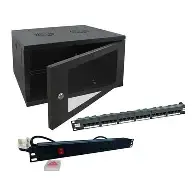 RACK 6U 24P PATCH PANEL