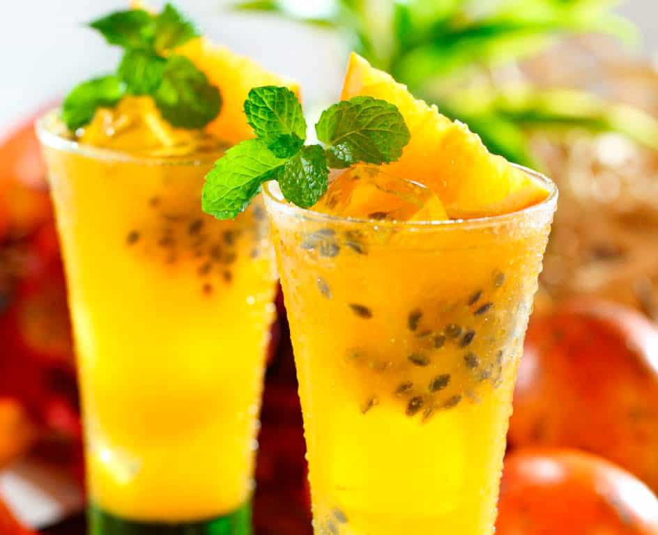 Bebida Instantánea de Te Frío de Maracuyá