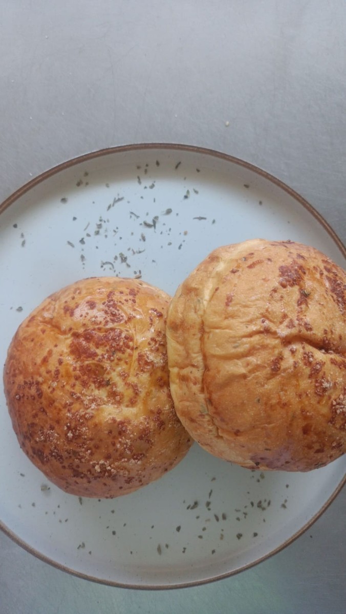 Pan de Hamburguesa Orégano y Parmesano Brioche 12 cm