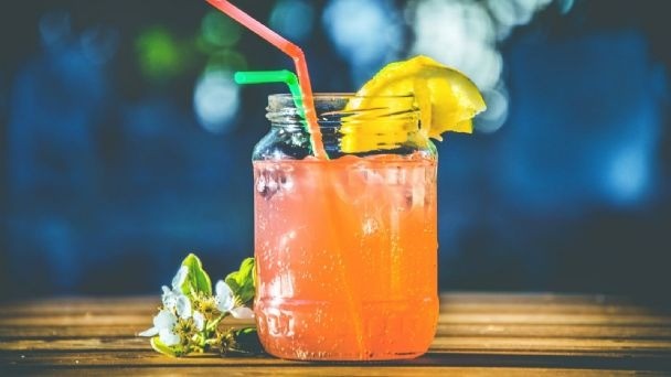 Bebida Instantánea de Te Frio de Mango