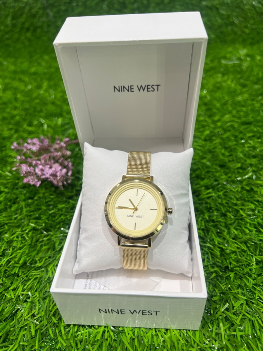 Nine West Mesh Bracelet Watch - gold (NW/027)