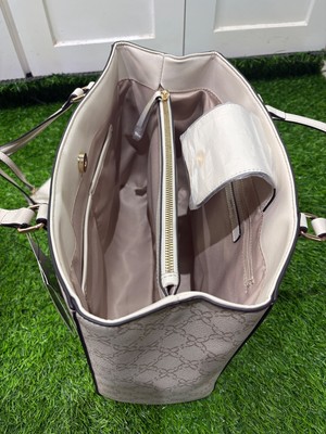 Nine West (Keifer) Tote w/ wristlet: mushroom logo