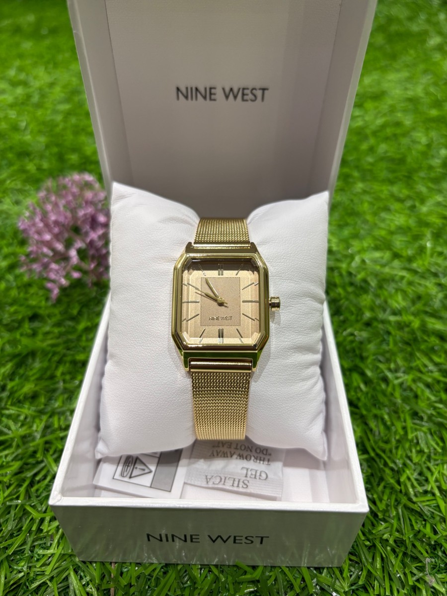 Nine West Mesh Bracelet Watch - gold (NW/042SQ)