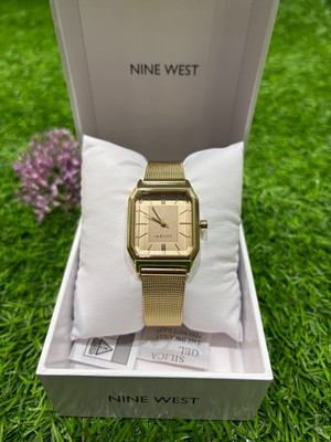 Nine West Mesh Bracelet Watch - gold (NW/042SQ)