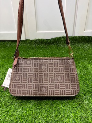 Anne Klein Crossbody Bag with coin purse - hazelnut