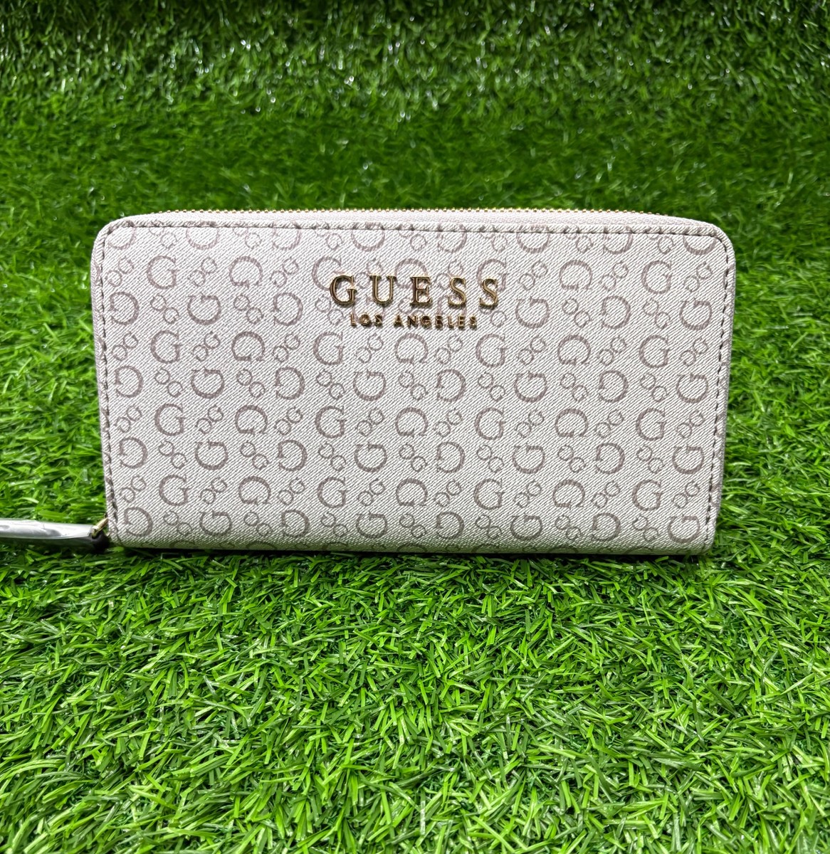 Guess Zip Wallet - grey logo