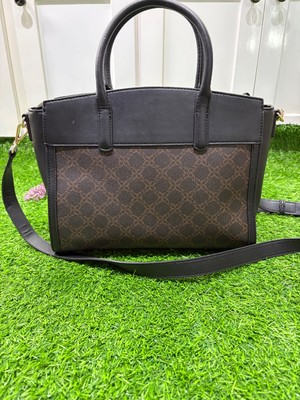 Nine West (Ledger) Satchel - brown/black logo