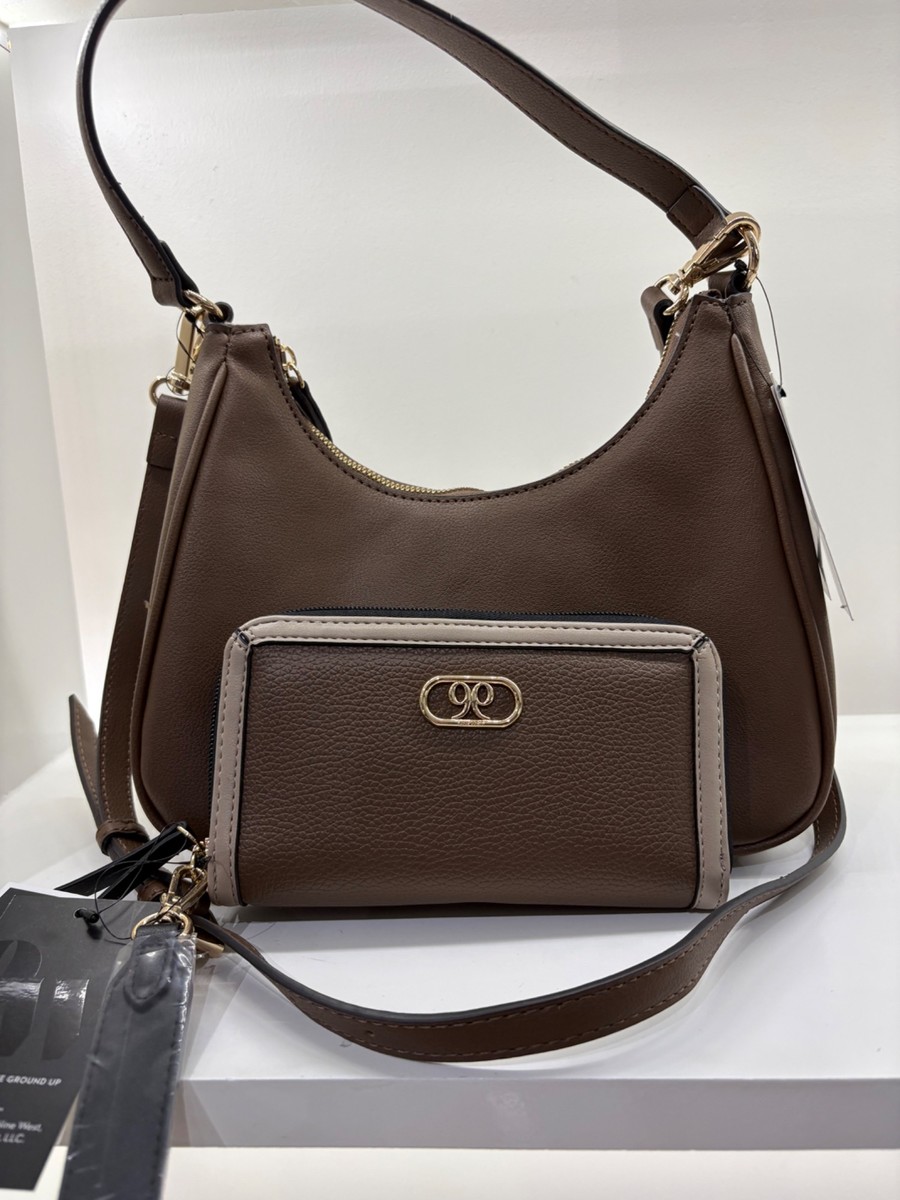Nine West Shoulder Bag & Wallet Combo - cocoa brown