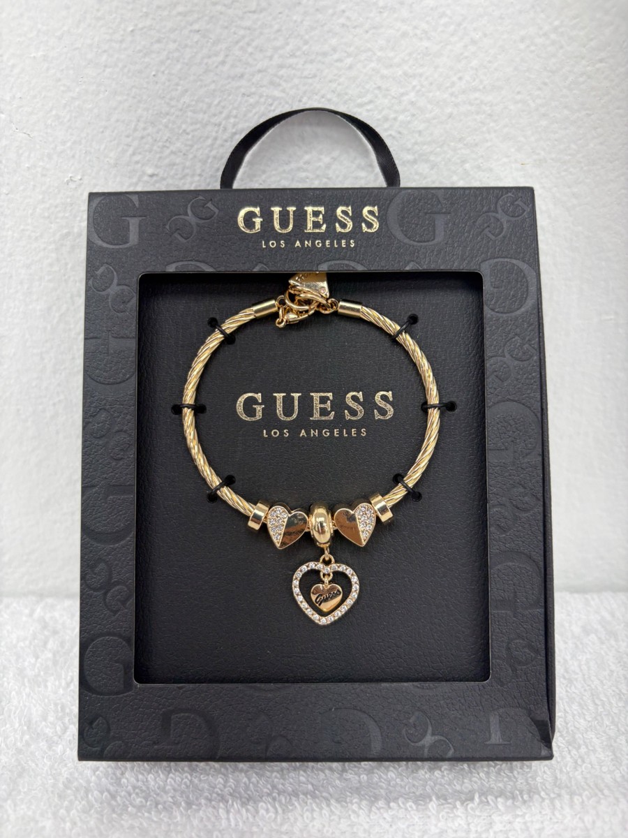 Guess Charm Heart Charm Bracelet - gold (GUE-JLRY/001)