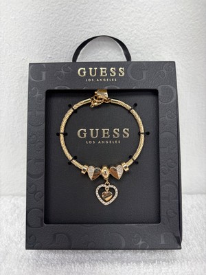 Guess Charm Heart Charm Bracelet - gold (GUE-JLRY/001)