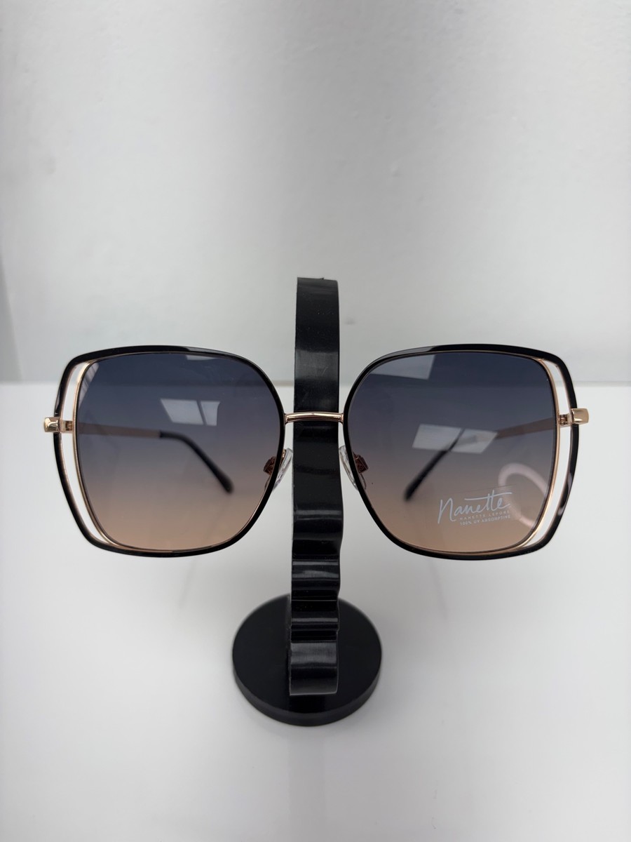 NAN Metal Double Frame Glasses - black (NAN/001)