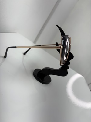 NAN Metal Double Frame Glasses - black (NAN/001)