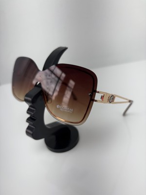 RW Oversized Ombre Glasses - brown/rose gold (RW/002)