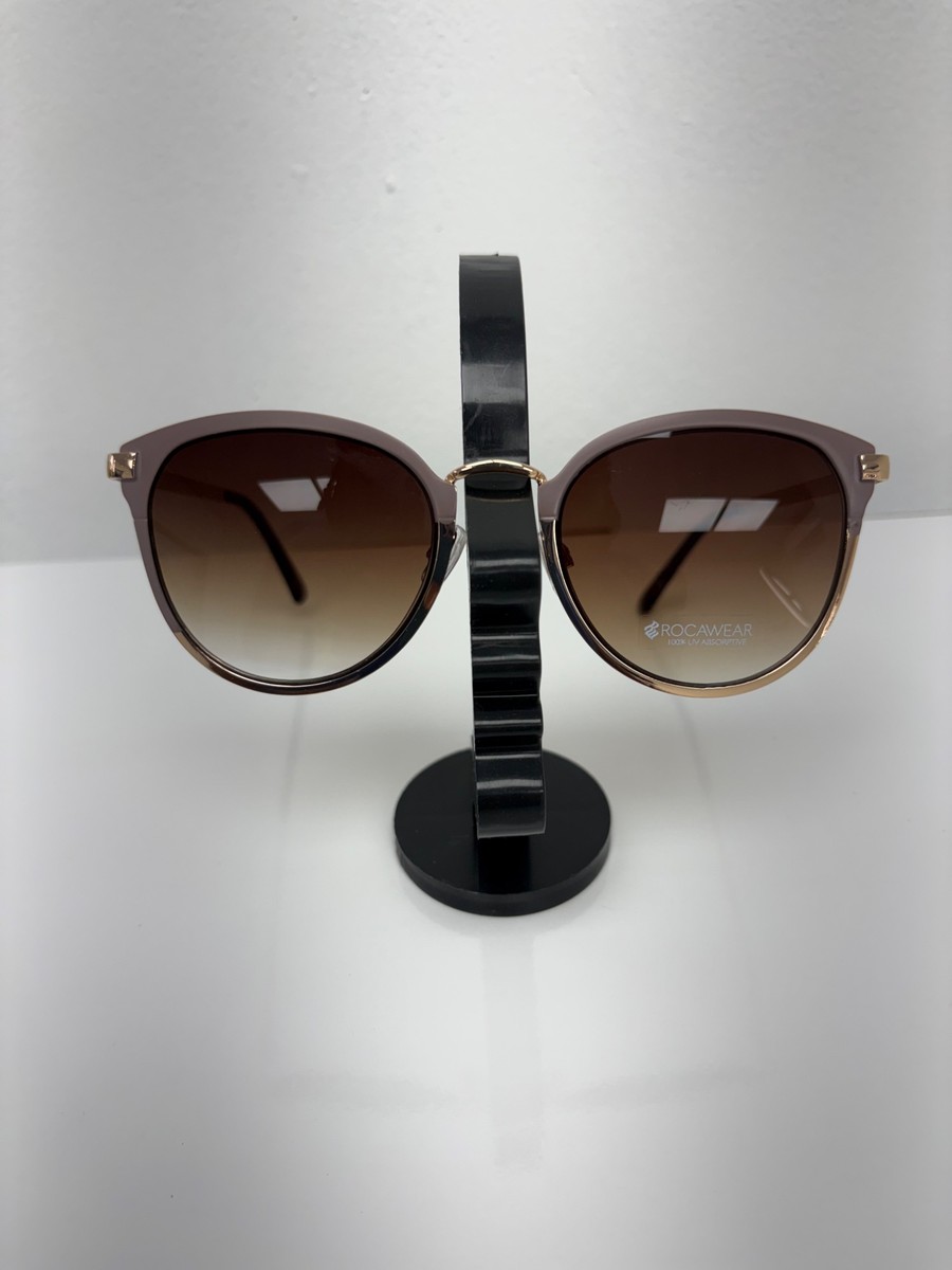 RW Two-tone Sunglasses - brown/gold (RW/003)