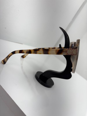 JS Oversized Cat Leopard Glasess - oat (grey color) (JS/003)