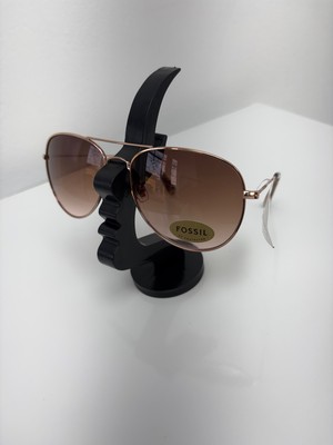 Fossil Aviator Sunglasses - rose gold (FOS/003)