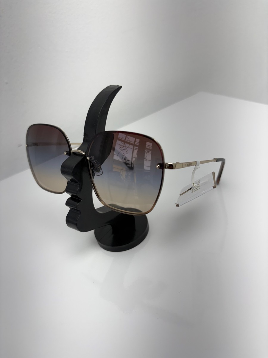 Fossil Square Sunglasses - black/silver (FOS/004)